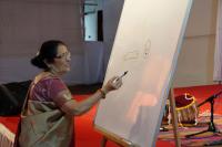 Sharadiya Navaratri Utsava 2025 - Day 9 at Karla (30 Sep 2025) Smt Sanjana Hervatte Bantwal and Shri Soham Honnavar